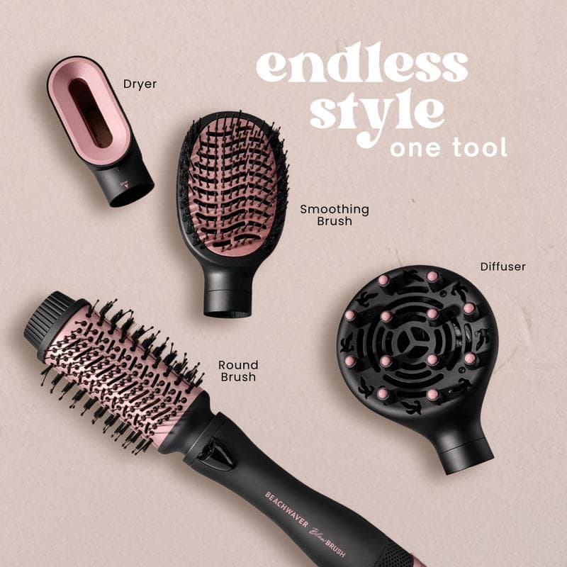 Beachwaver Blow Brush 4-in-1 Hair Dryer & Styler with Diffuser