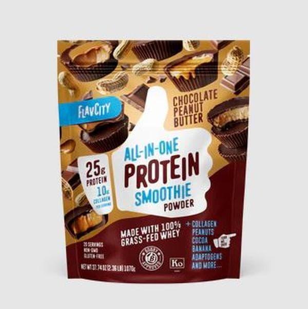 Chocolate Peanut Butter Protein Smoothie Meal Replacement
