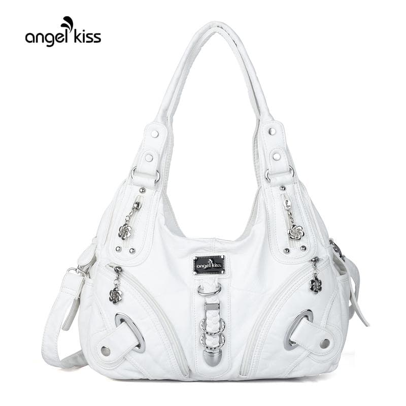 Faux Leather Crossbody Bag