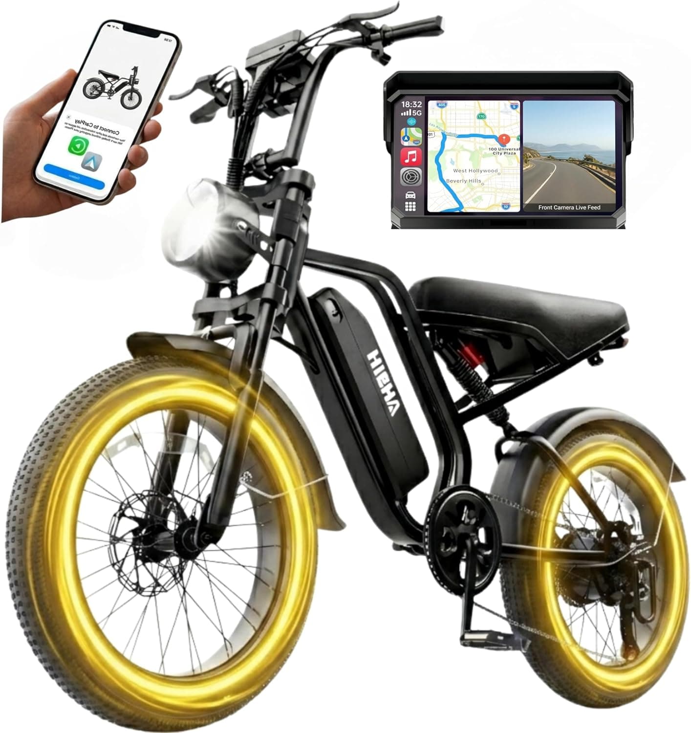 HIEHA All-Terrain 1500W Electric Bike