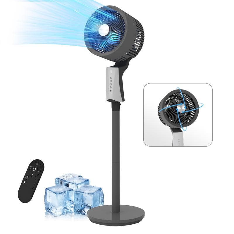 Pedestal Fan for Bedroom 90ft High Velocity Quiet Oscillating