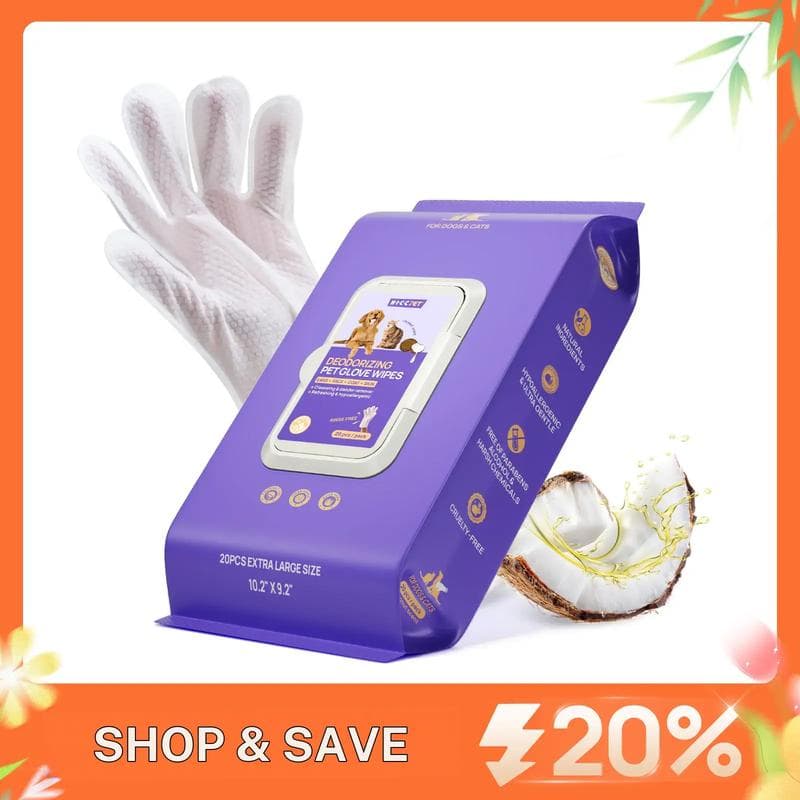 Pet Wipe Gloves