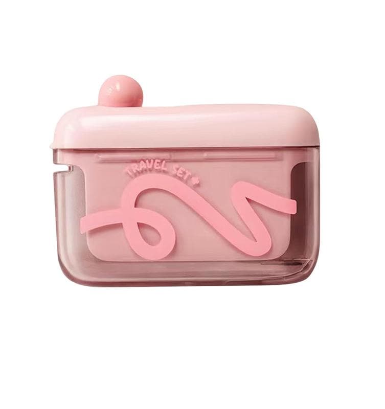 Travel-Size Auto Pop-Up Pill Dispenser Portable Refillable