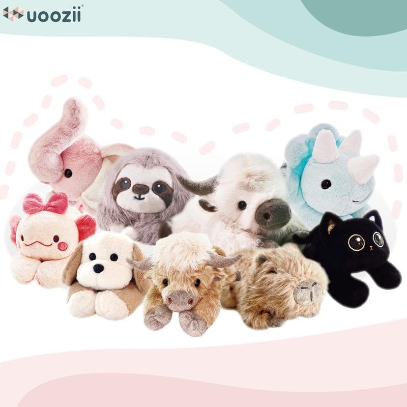 uoozii 20-Inch Weighted Stuffed Animal Plush Capybara Highland Cow