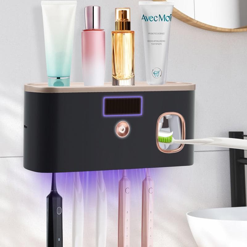 UV Toothbrush Holder Wall Mount Sanitizer